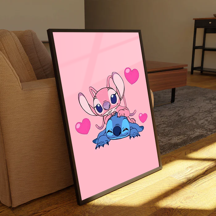 Stitch in love Canvas Frames Wall Art