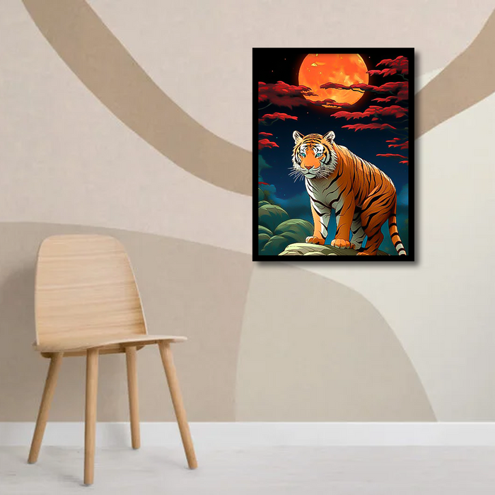 Tiger Abstract Art | Wall Art