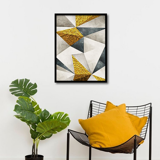 Nordic Abstract Geometry Nordic Canvas Frames