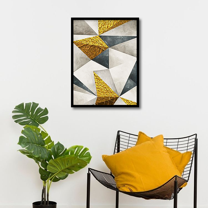 Nordic Abstract Geometry Nordic Canvas Frames | Wall Art 