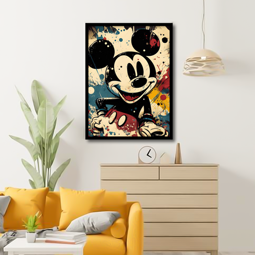 Mickey Mouse Art Canvas Frames