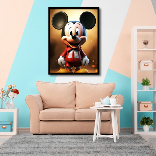 Mickey Demon Canvas Frames