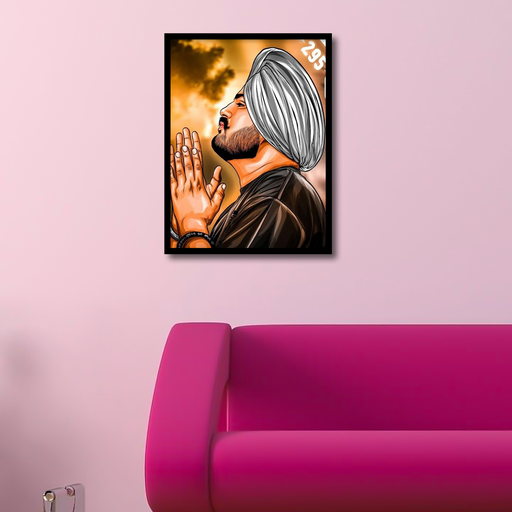 Sidhu Moosewala #2 Canvas Frames