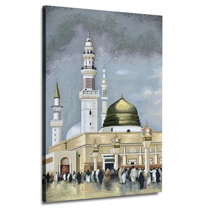 Al-masjid An-nabawi | Handmade Painting | Wall Art