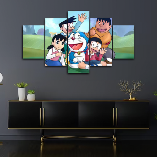 Doraemon Friends Canvas Frames