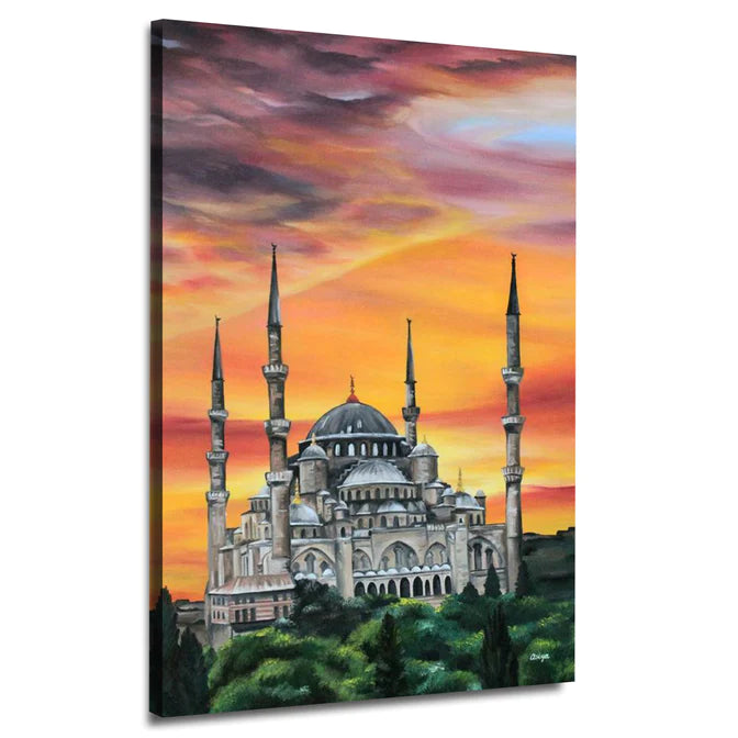 Sultan Ahmed Mosque Turkey | Handmade Painting | Wall Art