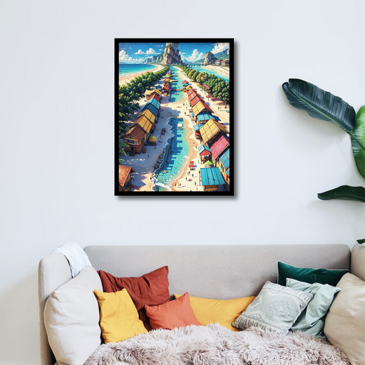 Fantasy Tropical World Canvas Frames