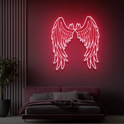 Beautiful Angel Neon Wings