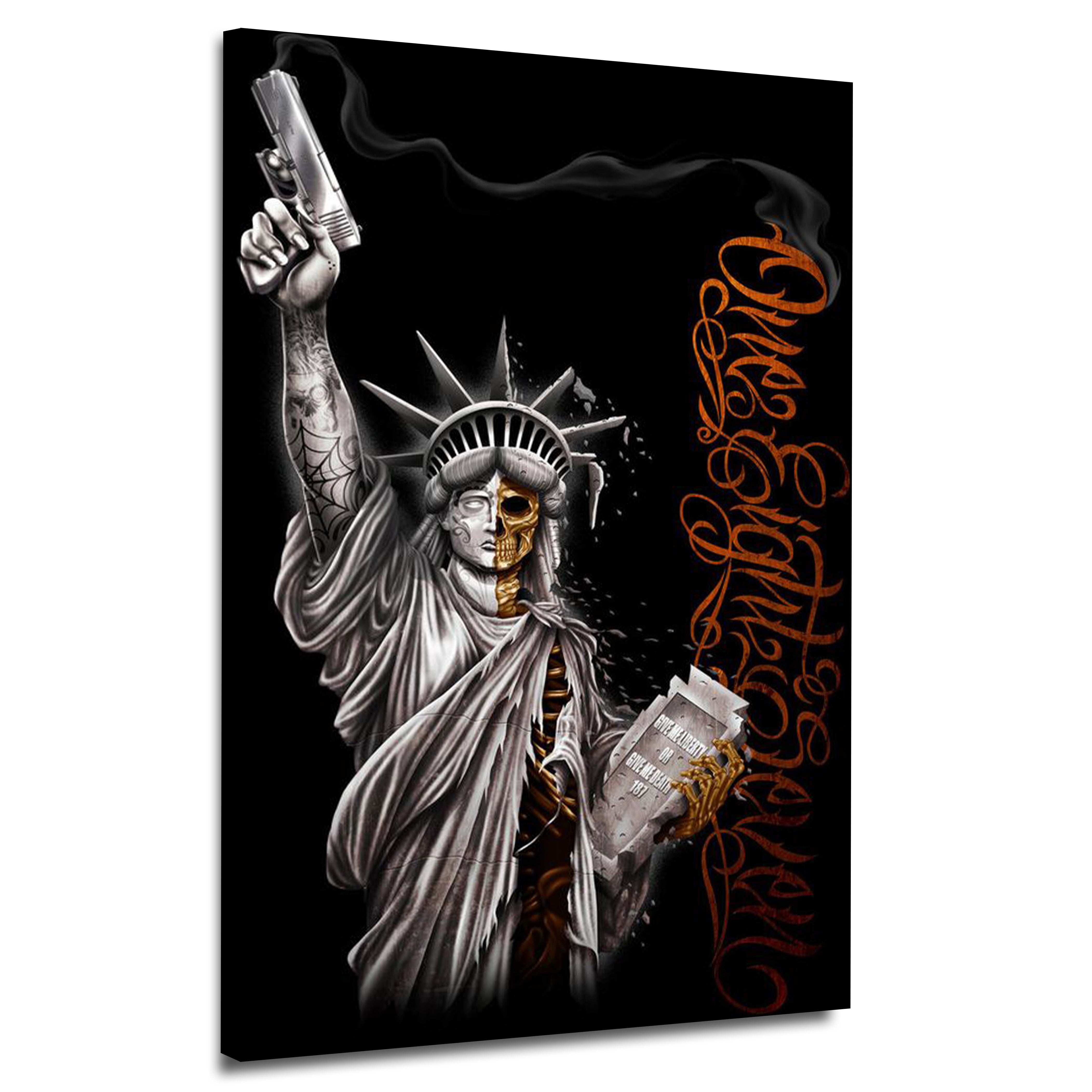 Gangster Graffiti Swag Canvas Art | Wall Art