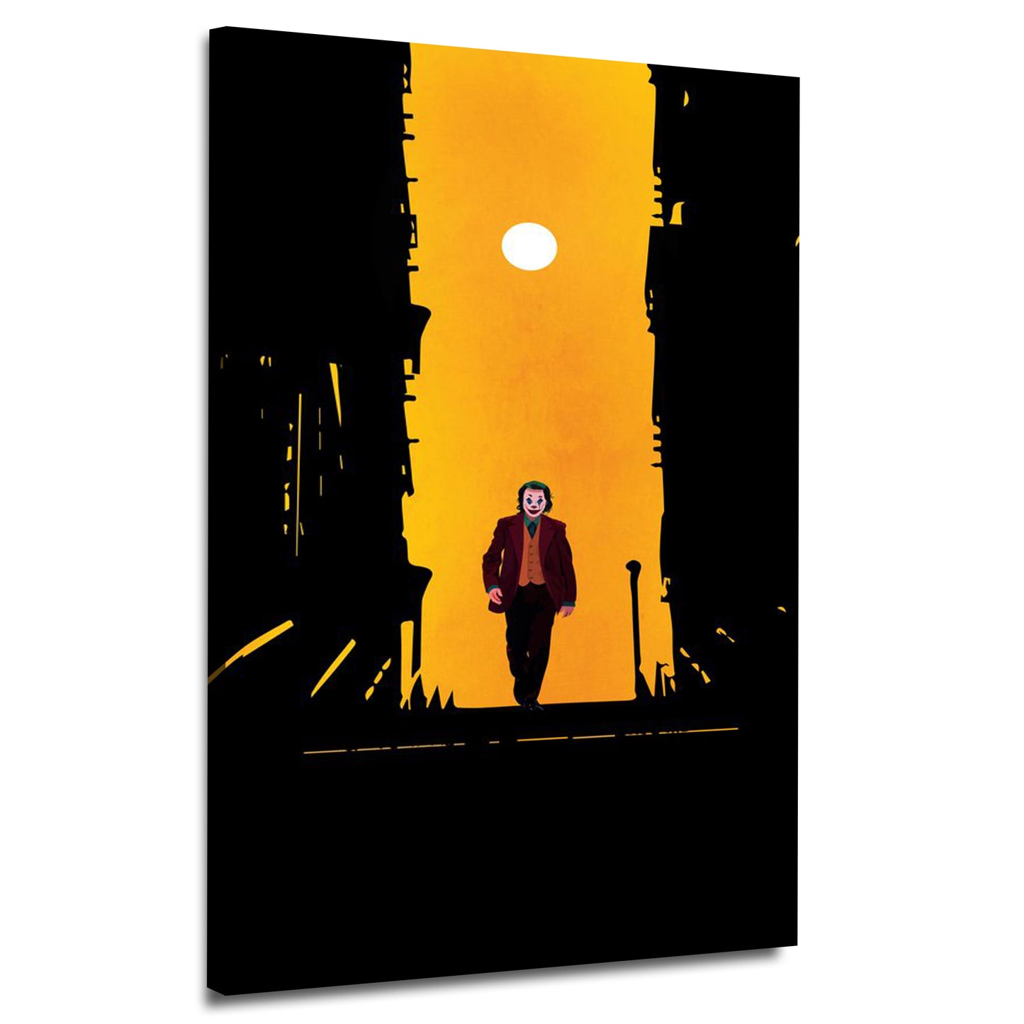 Joker On Stairs | Movie Poster Wall Art