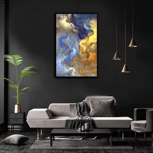 Nordic Decor Abstract Cloud Mist