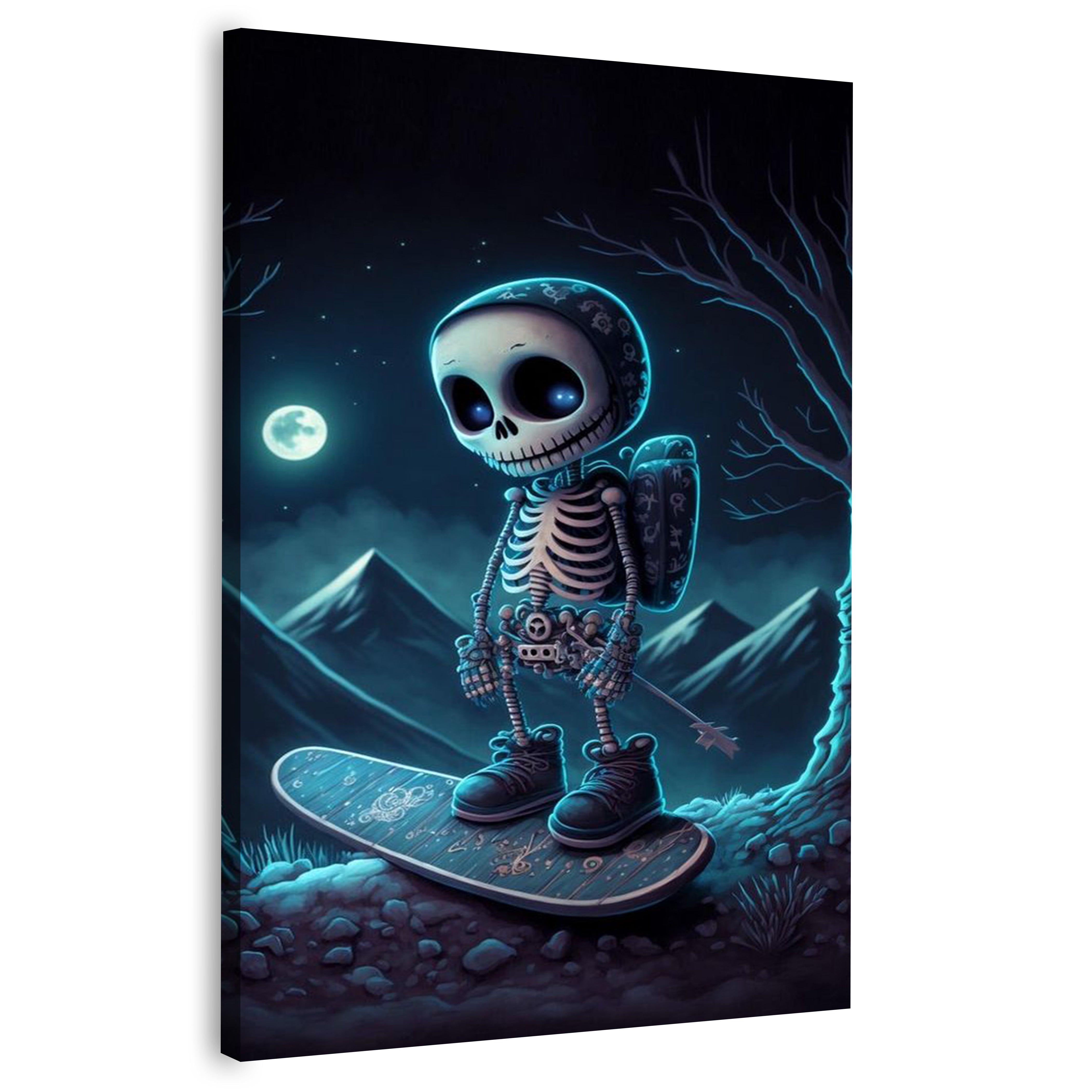 Skeleton In Space | Wall Art