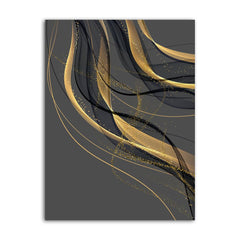 Abstract luxury wavy shape | Wall Art