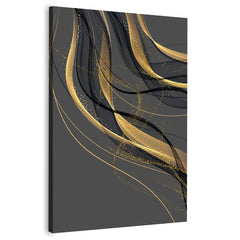 Abstract luxury wavy shape | Wall Art