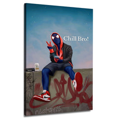 Chill Bro | Spider Man | Wall Art