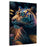 Floral tiger animal canvas | Wall Art