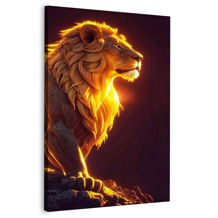 Majestic Lion Portrait | Wall Art