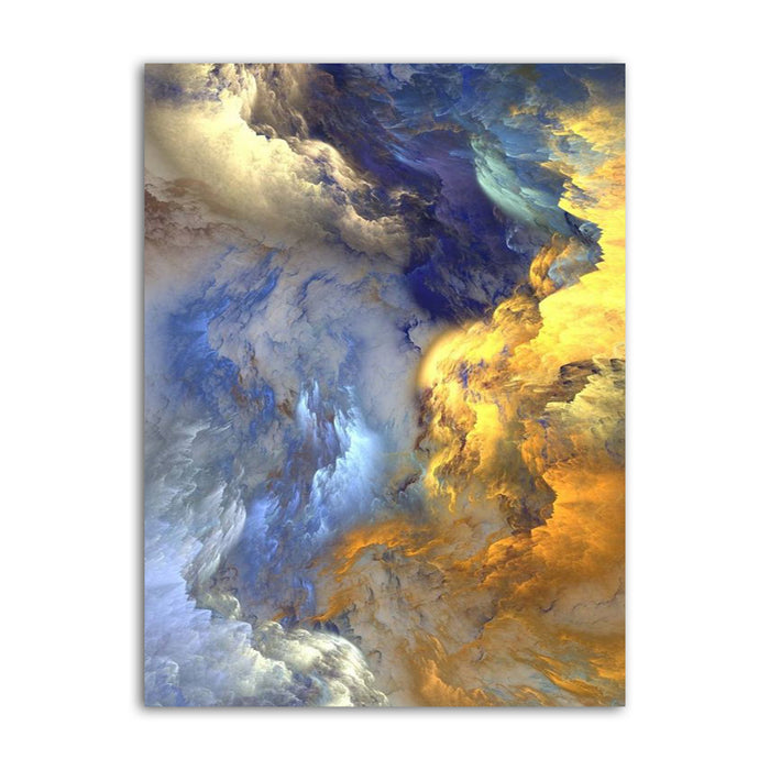Nordic Decor Abstract Cloud Mist