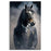 Black and White Horse In a Suit | Wall Art