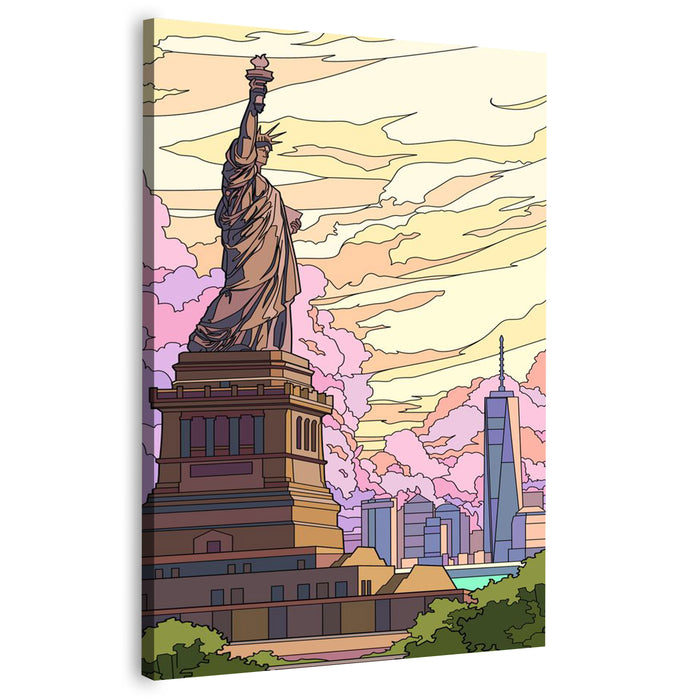 Premium Canvas | Statue of liberty