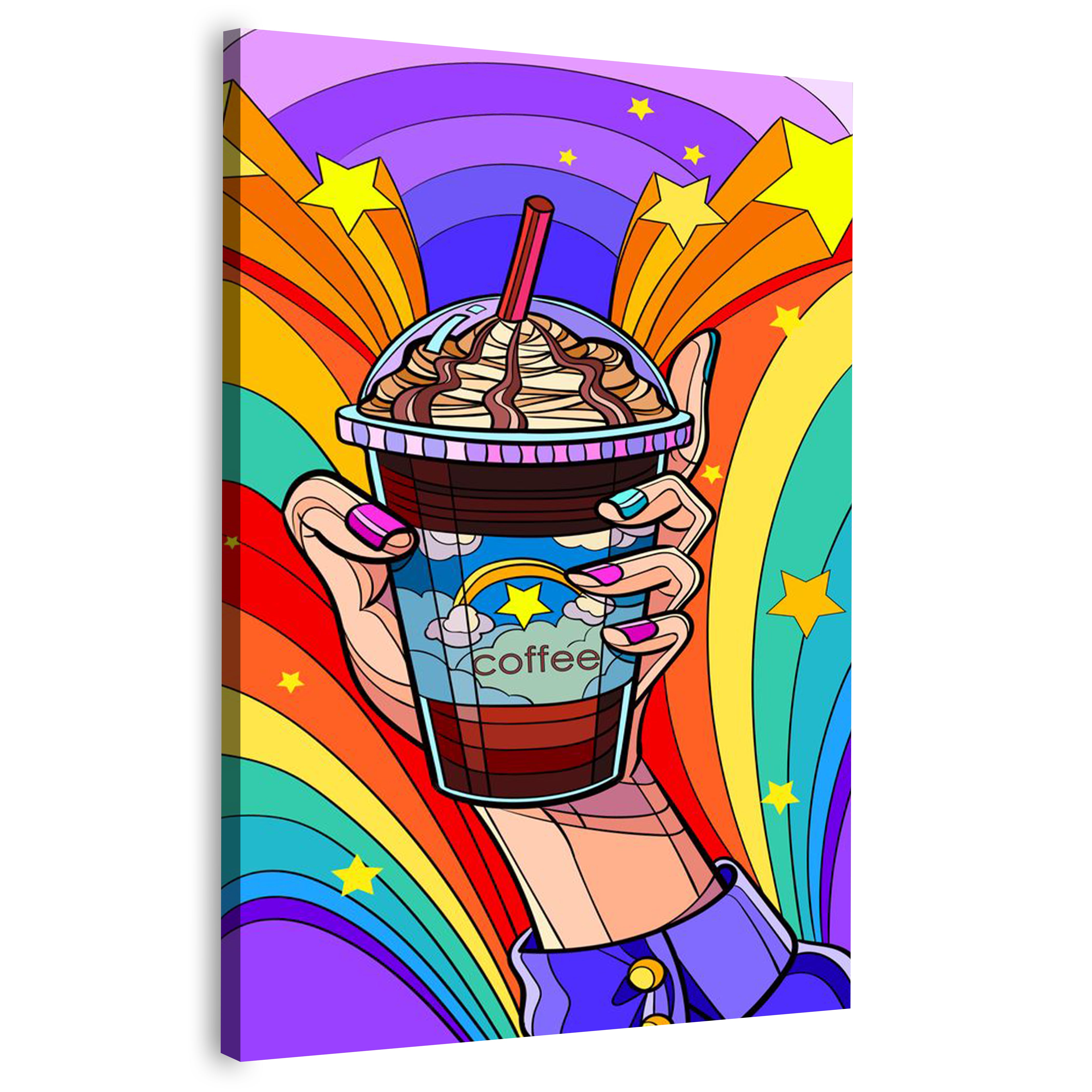 Multicolor Ice Cream Canvas | Wall Art