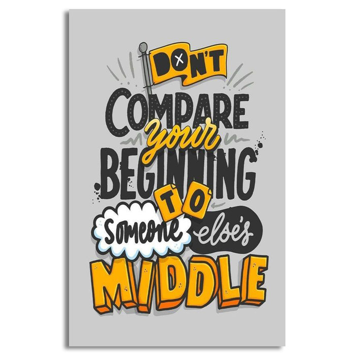 Do Not Compare Yourself | Wall Art