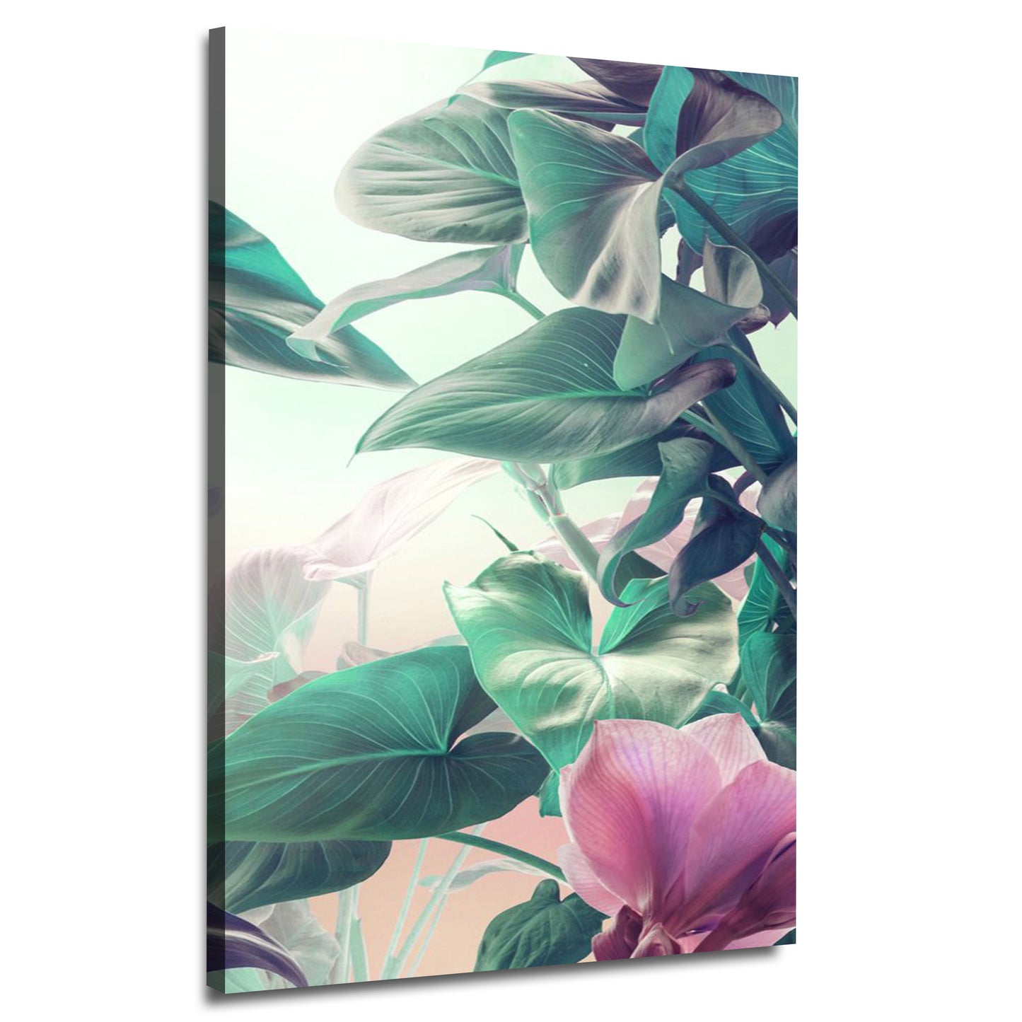 Tropical plants seamless pattern | Wall Art