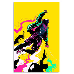 Spider Man Miles Yellow | Wall Art