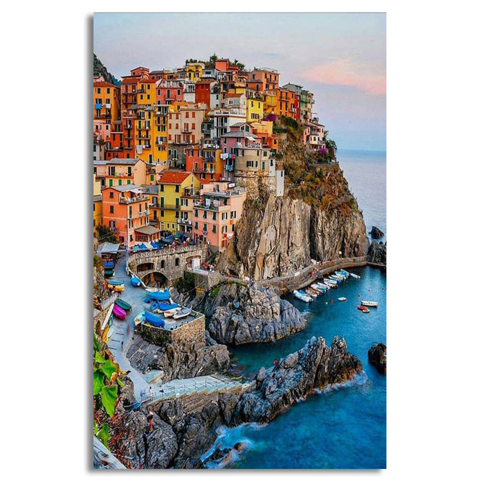 Sunset in Manarola, Cinque Terre Wall Art