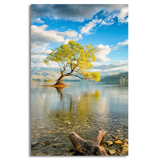 Landscape Scenery Tree Lake Wall Art