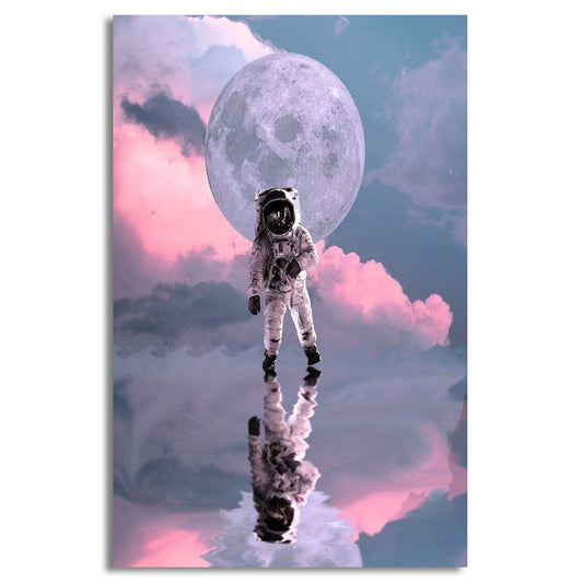 Man on Moon | Wall Art