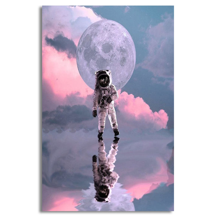 Man on Moon | Wall Art