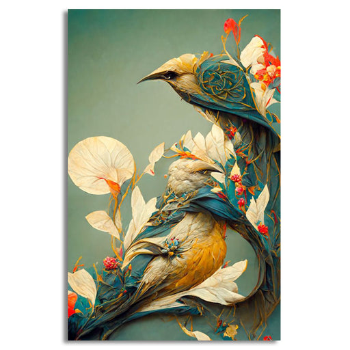 Boho Exotica With Bird | Wall Art