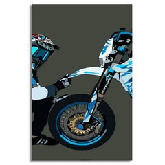 Crazy Bike Rider | Wall Art