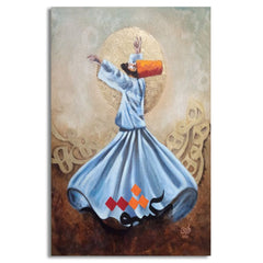 Serenity of Sufi Whirling Dervish Rumi | Wall Art