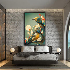 Boho Exotica With Bird | Wall Art