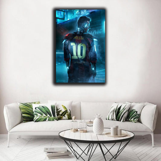 Messi NFT The Goat  Wall Art
