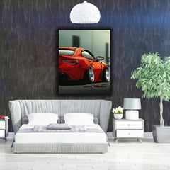 Orange Toyota GT86 | Wall Art