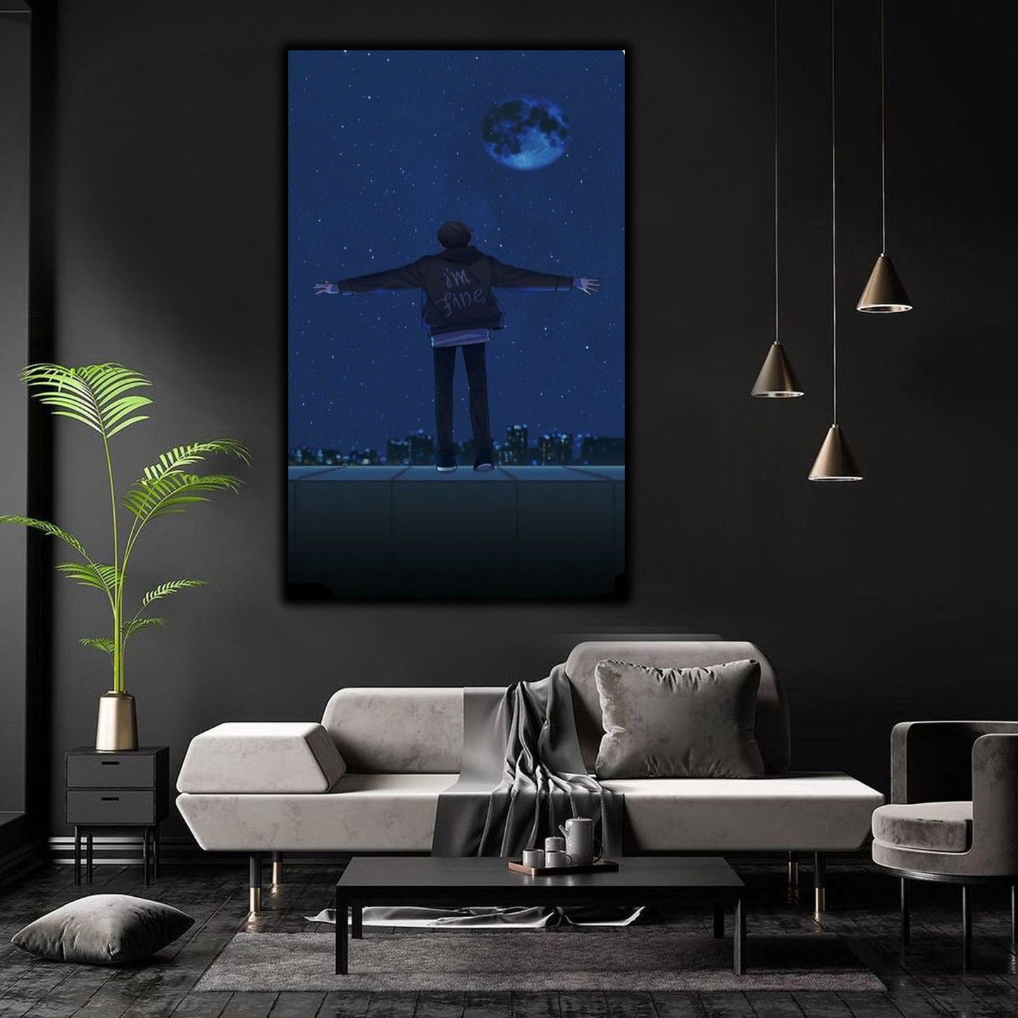 Sleeping Boy Animated Poster | Wall Art