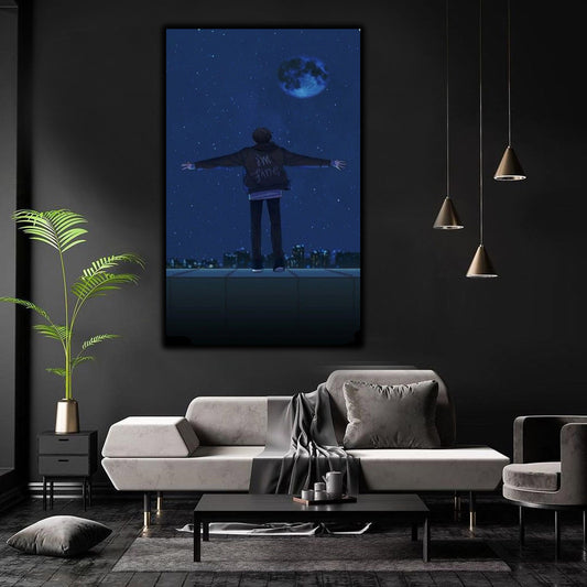 Sleeping Boy Animated Poster | Wall Art